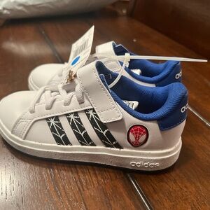 Adidas Kids Grand Court Spider-Man with Velcro Closure